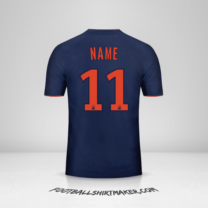 Trikot Olympique Lyon 2018/19 Auswärts -  name - 11