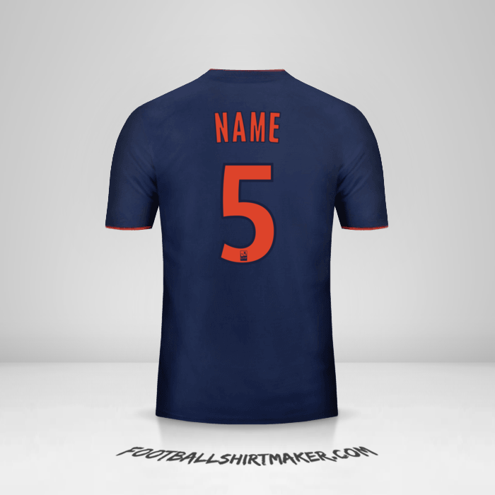 Trikot Olympique Lyon 2018/19 Auswärts -  name - 5