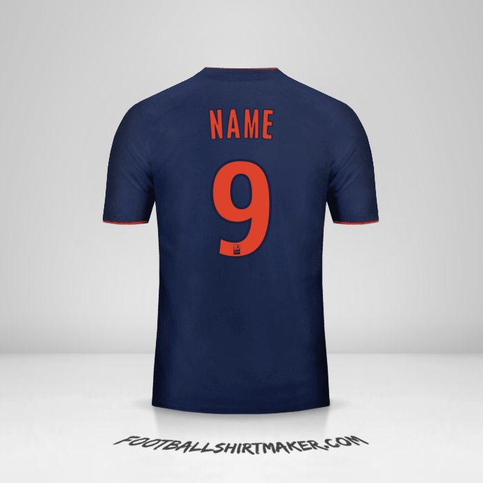 Trikot Olympique Lyon 2018/19 Auswärts -  name - 9