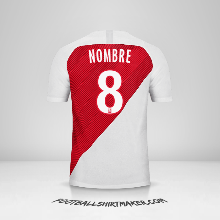 Jersey As Monaco 2018/19 -  nombre - 8