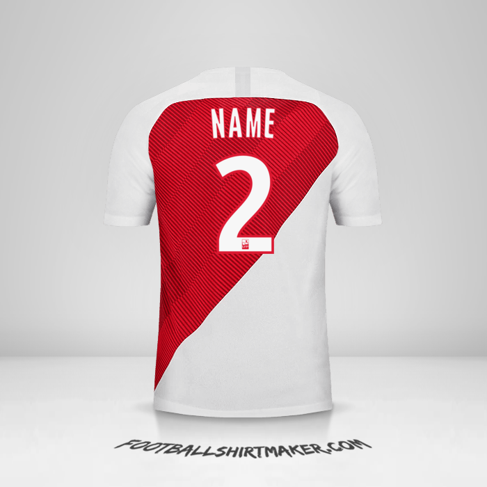 Jersey As Monaco 2018/19 -  name - 2
