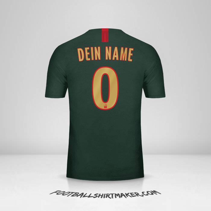 Trikot As Monaco 2018/19 II -  dein name - 0