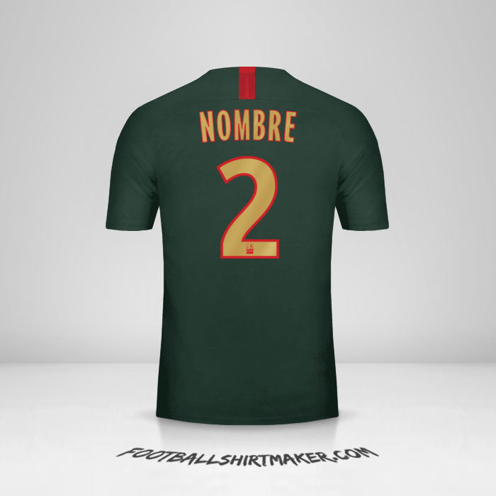 Jersey As Monaco 2018/19 Visita -  nombre - 2