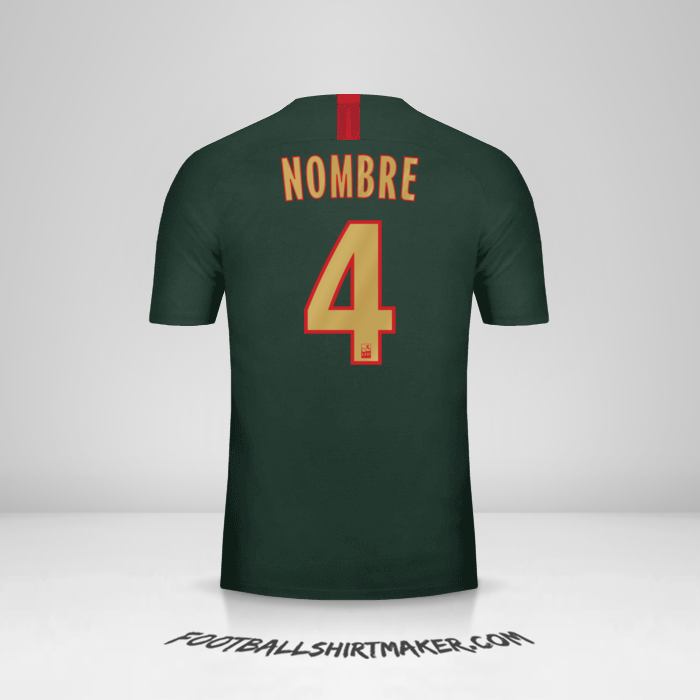 Jersey As Monaco 2018/19 Visita -  nombre - 4