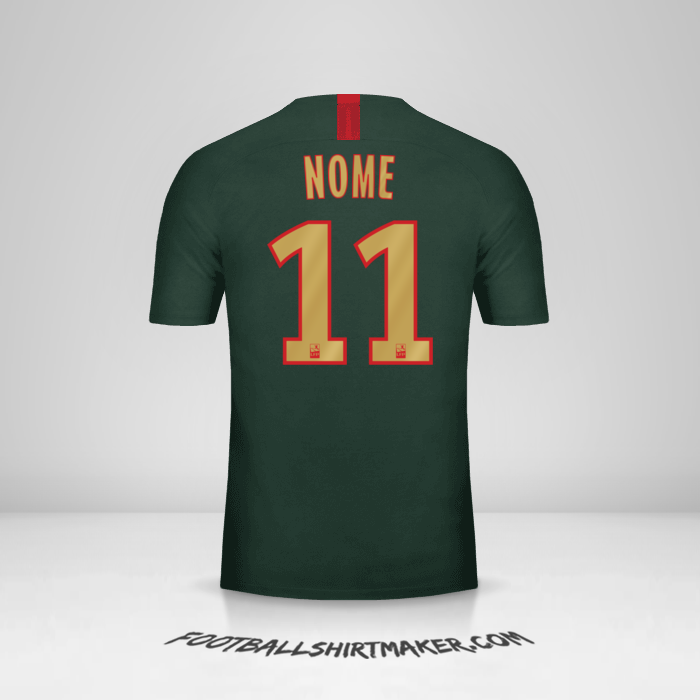 Maglia As Monaco 2018/19 Seconda -  nome - 11