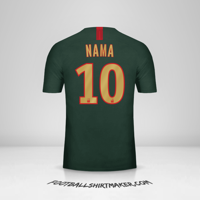 Jersey As Monaco 2018/19 Alternatif -  nama - 10