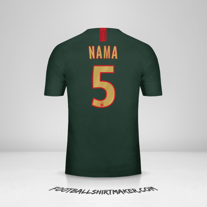 Jersey As Monaco 2018/19 Alternatif -  nama - 5