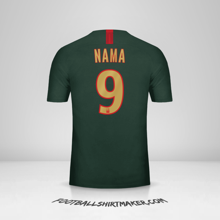 Jersey As Monaco 2018/19 Alternatif -  nama - 9
