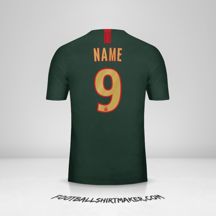 Jersey As Monaco 2018/19 Away -  name - 9