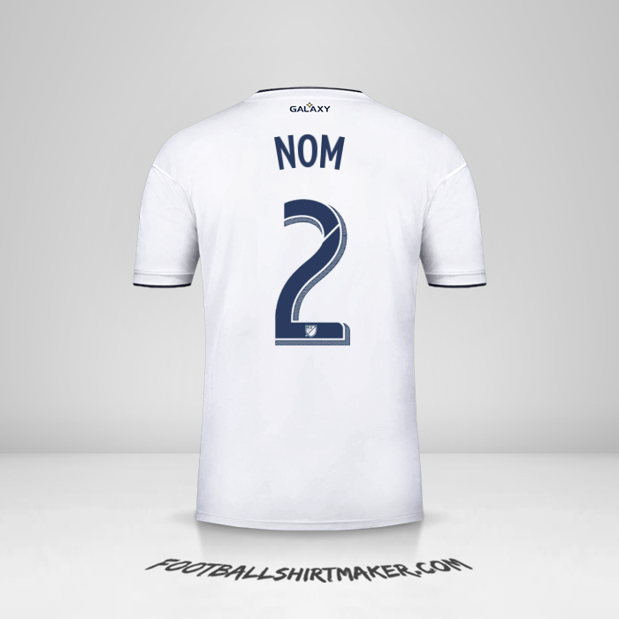 Maillot LA Galaxy 2018/2019 -  nom - 2