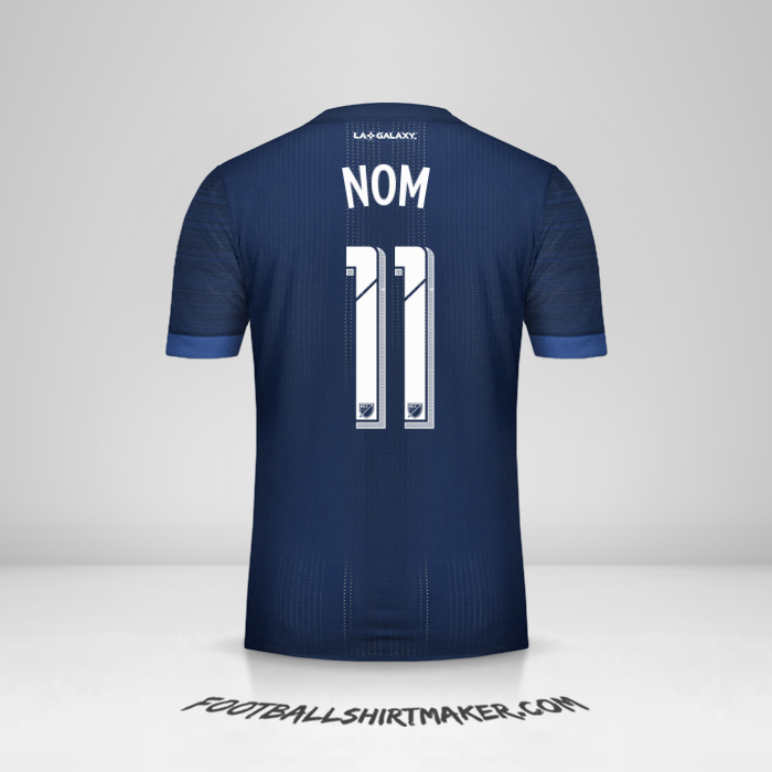 Maillot LA Galaxy 2017/2018 Extérieur -  nom - 11