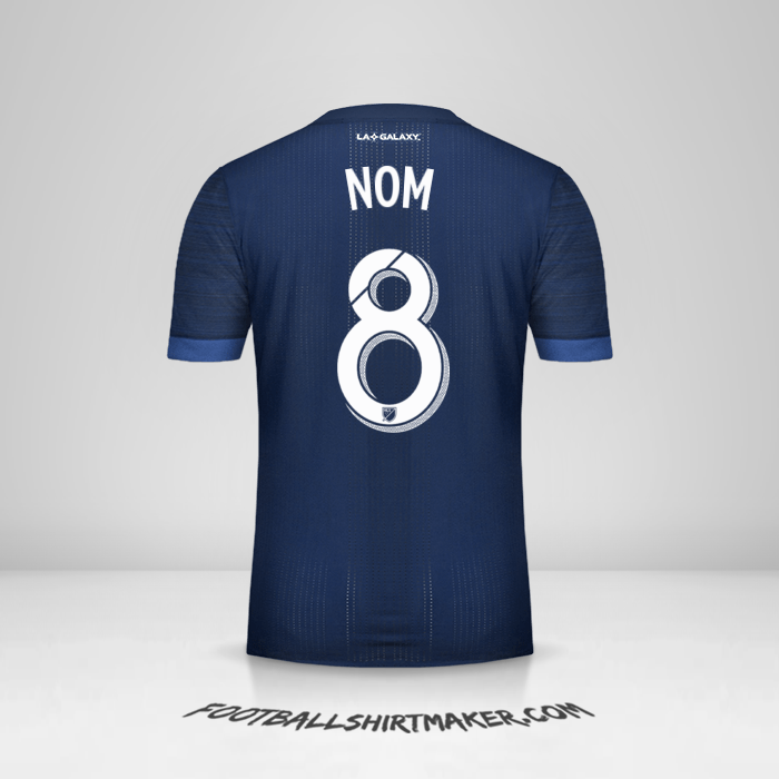 Maillot LA Galaxy 2017/2018 Extérieur -  nom - 8