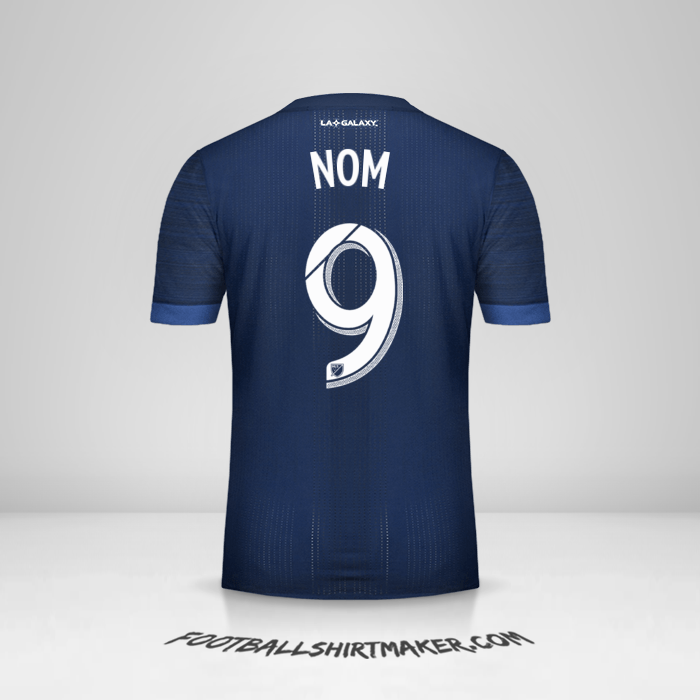 Maillot LA Galaxy 2017/2018 Extérieur -  nom - 9