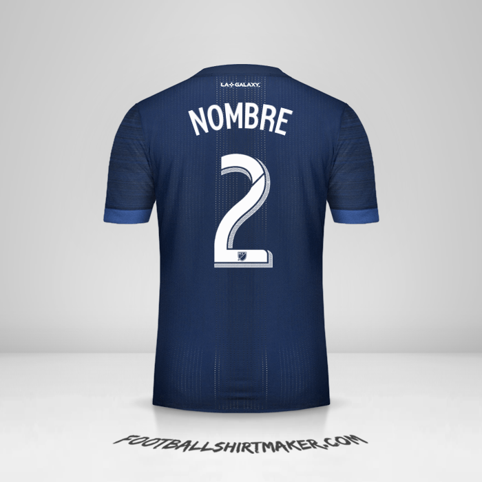 Jersey LA Galaxy 2017/2018 Visita -  nombre - 2