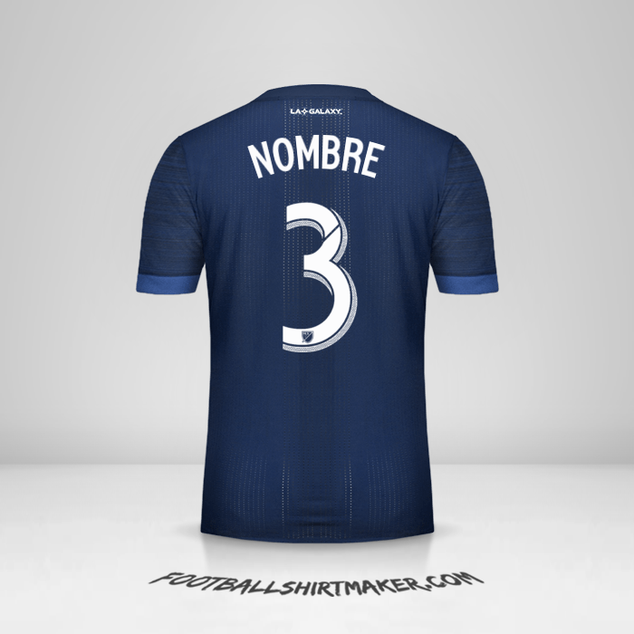 Camiseta LA Galaxy 2017/2018 Visita -  nombre - 3