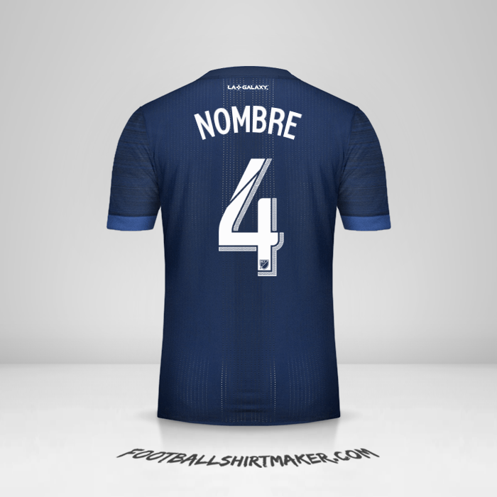 Camiseta LA Galaxy 2017/2018 Visita -  nombre - 4