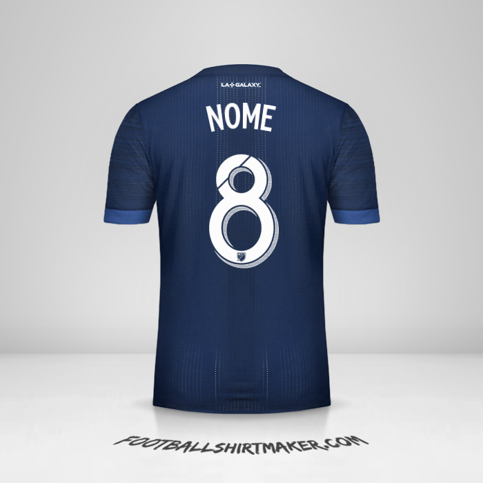 Camisa LA Galaxy 2017/2018 Alternativa -  nome - 8