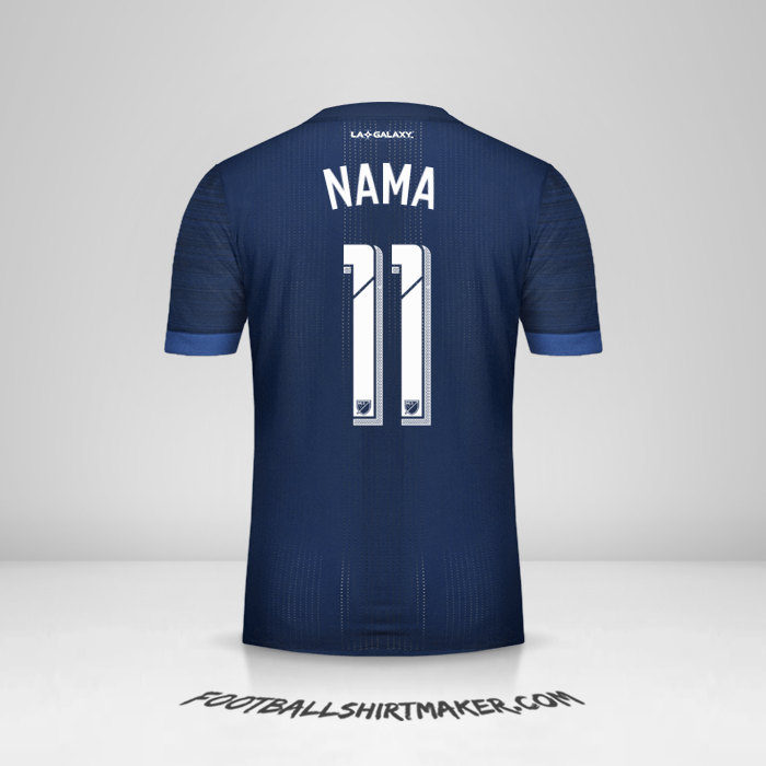 Jersey LA Galaxy 2017/2018 Alternatif -  nama - 11