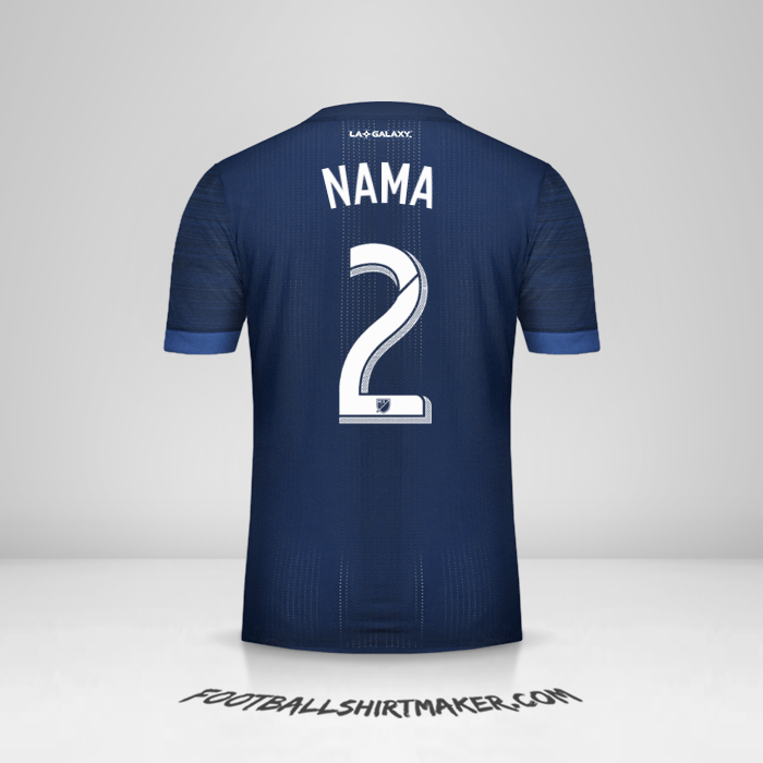 Jersey LA Galaxy 2017/2018 Alternatif -  nama - 2