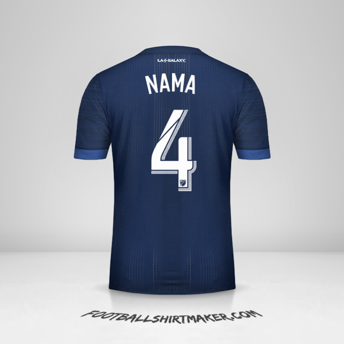 Jersey LA Galaxy 2017/2018 Alternatif -  nama - 4