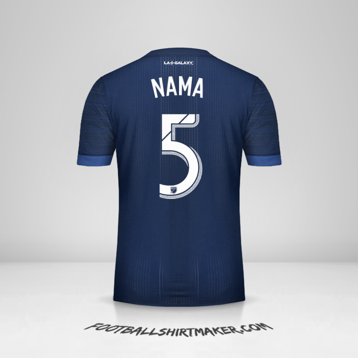 Jersey LA Galaxy 2017/2018 Alternatif -  nama - 5