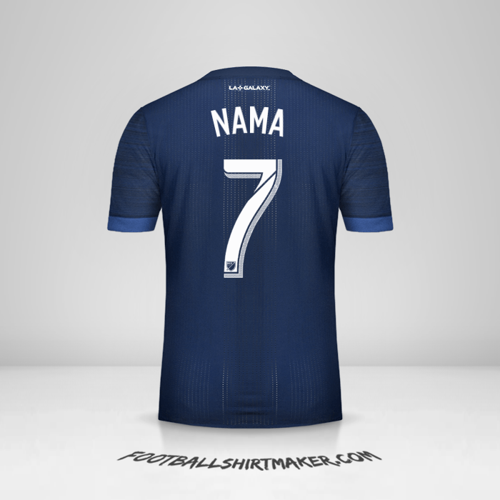 Jersey LA Galaxy 2017/2018 Alternatif -  nama - 7