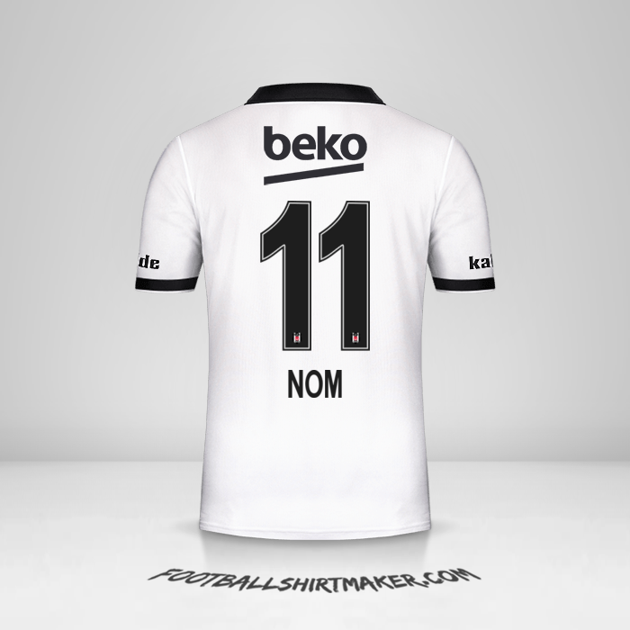 Maillot Besiktas JK 2018/19 -  nom - 11