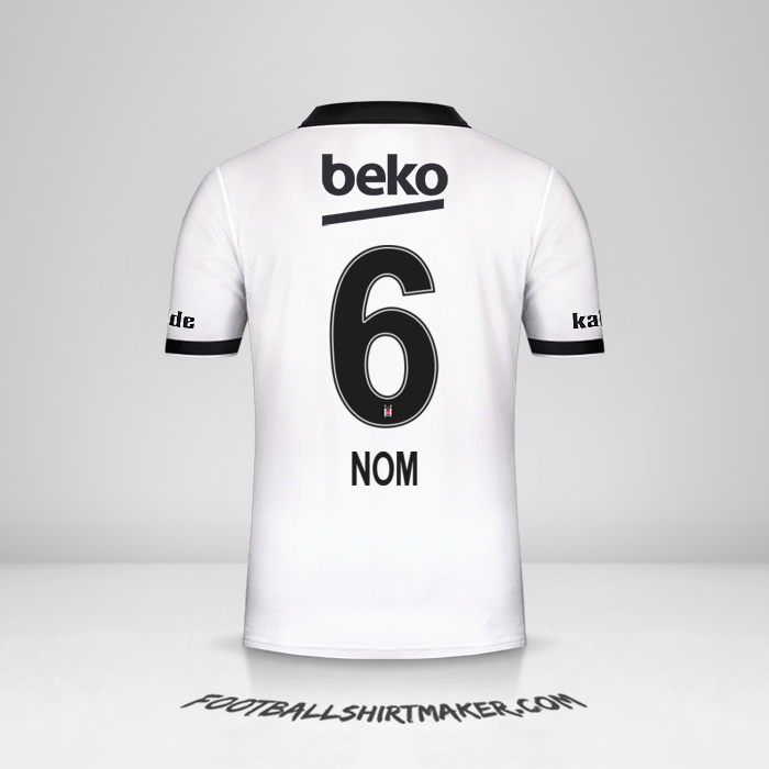 Maillot Besiktas JK 2018/19 -  nom - 6