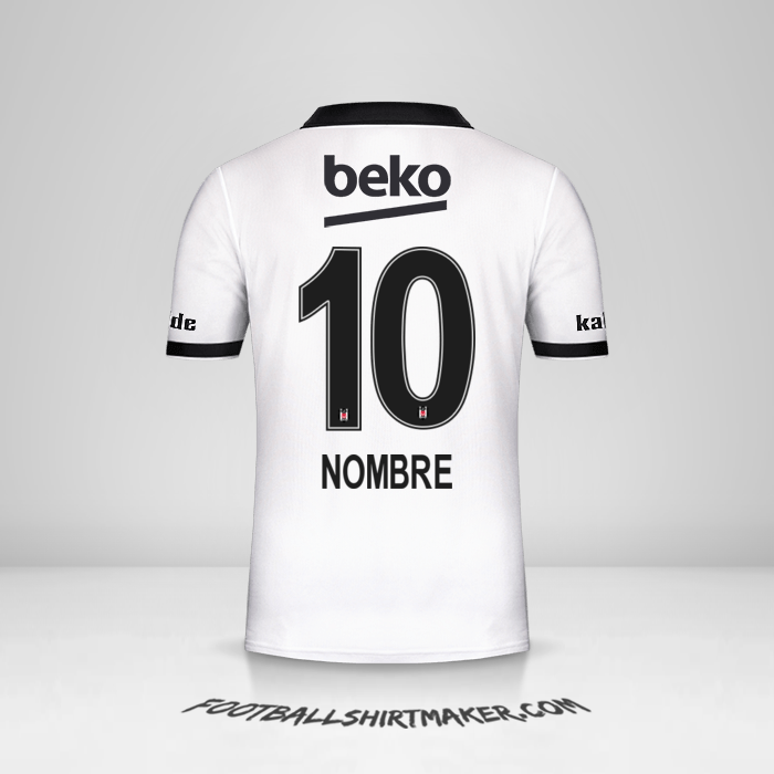 Jersey Besiktas JK 2018/19 -  nombre - 10