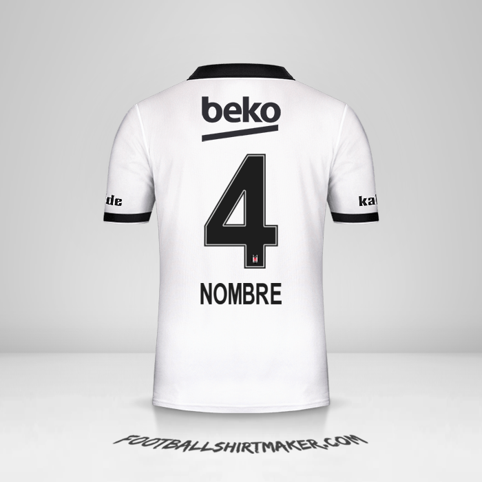 Camiseta Besiktas JK 2018/19 -  nombre - 4