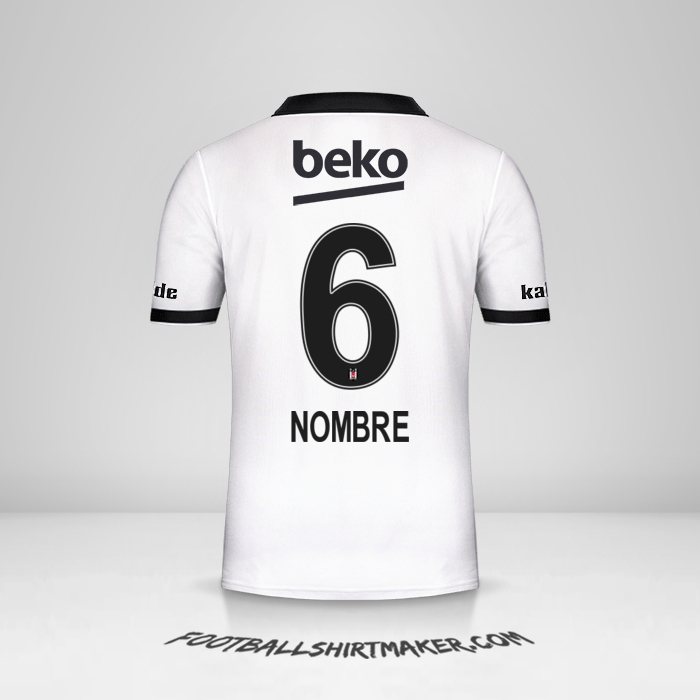 Jersey Besiktas JK 2018/19 -  nombre - 6