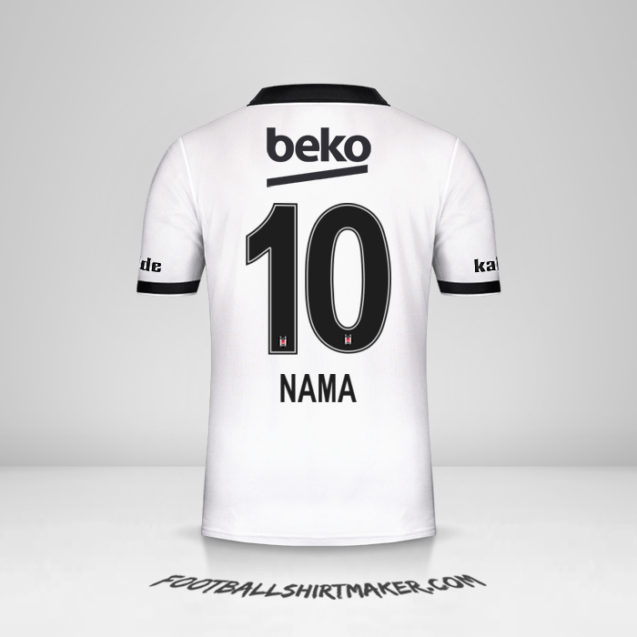 Jersey Besiktas JK 2018/19 -  nama - 10