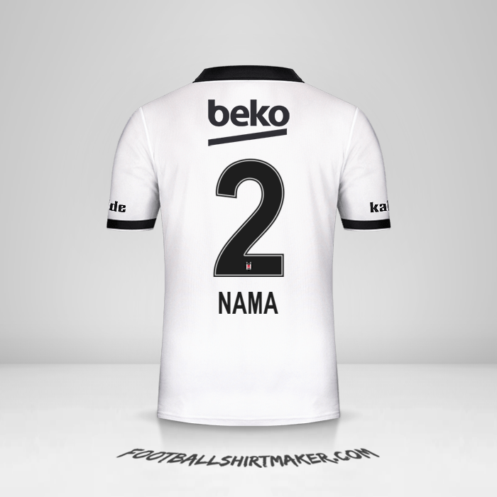 Jersey Besiktas JK 2018/19 -  nama - 2