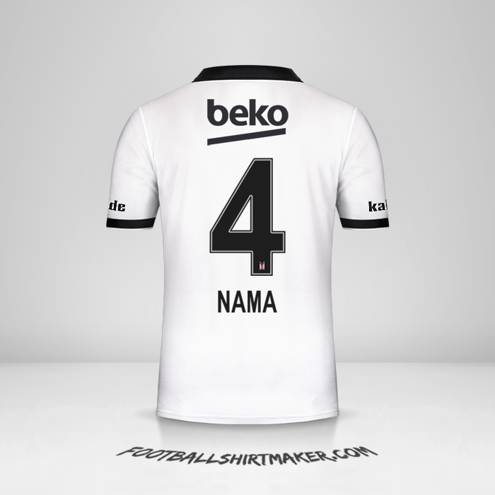 Jersey Besiktas JK 2018/19 -  nama - 4