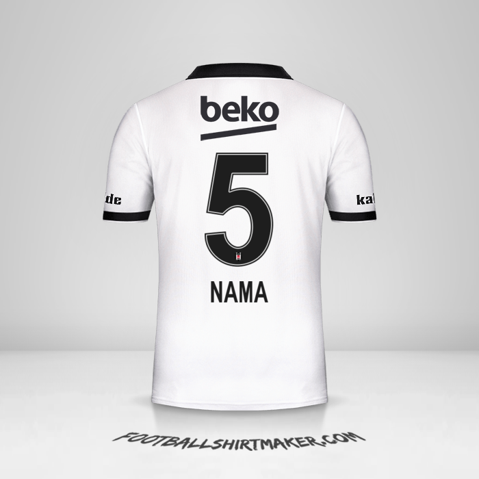Jersey Besiktas JK 2018/19 -  nama - 5
