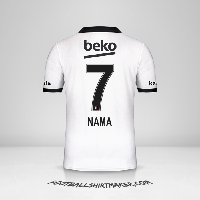 Jersey Besiktas JK 2018/19 -  nama - 7