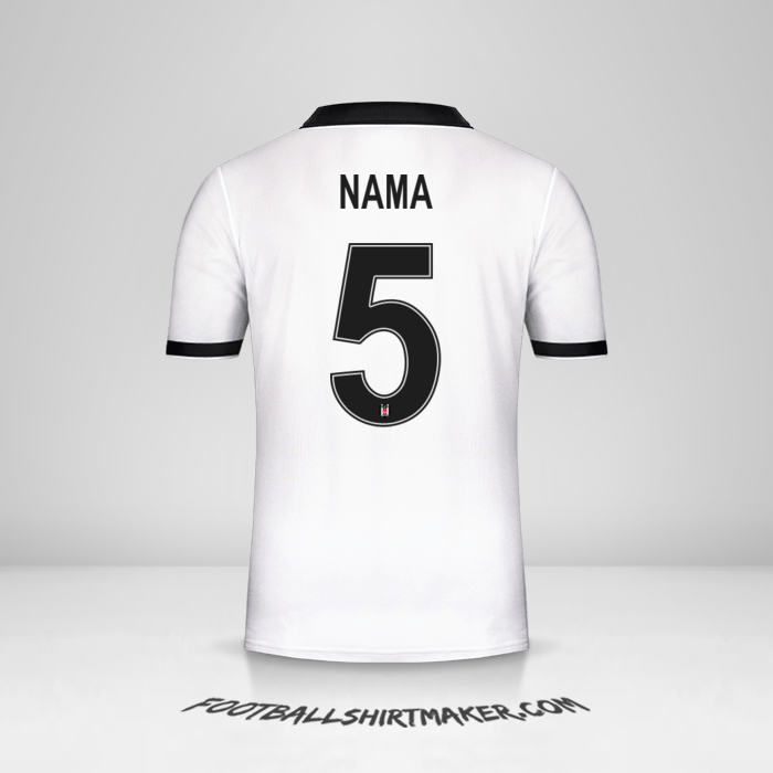 Jersey Besiktas JK Cup 2018/19 -  nama - 5