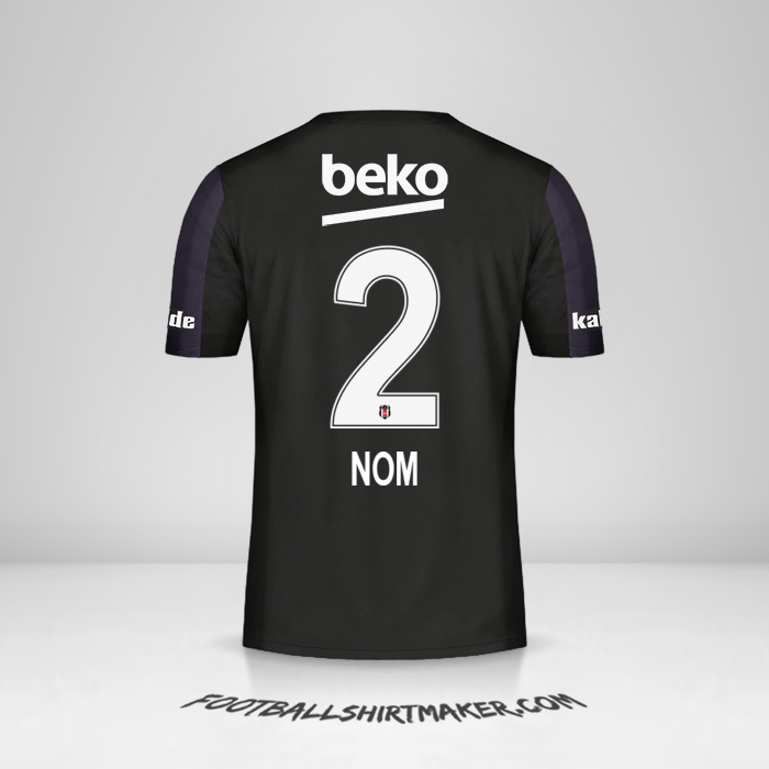 Maillot Besiktas JK 2018/19 Extérieur -  nom - 2