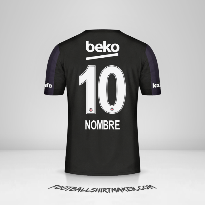 Jersey Besiktas JK 2018/19 Visita -  nombre - 10