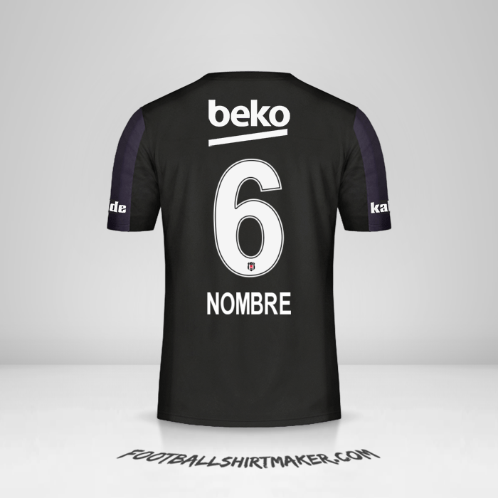 Jersey Besiktas JK 2018/19 Visita -  nombre - 6