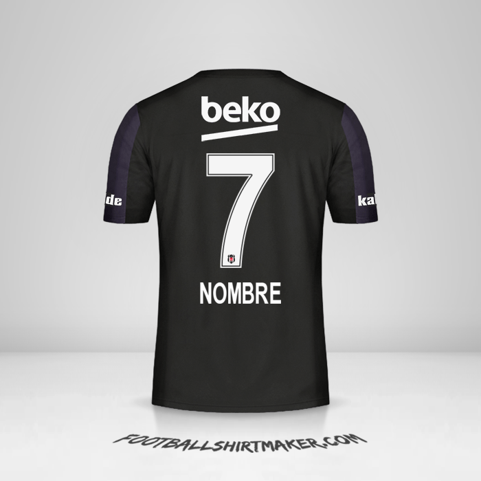 Jersey Besiktas JK 2018/19 Visita -  nombre - 7
