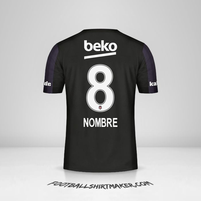 Jersey Besiktas JK 2018/19 Visita -  nombre - 8