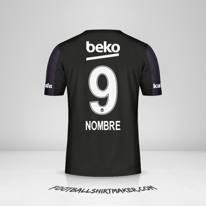 Jersey Besiktas JK 2018/19 Visita -  nombre - 9