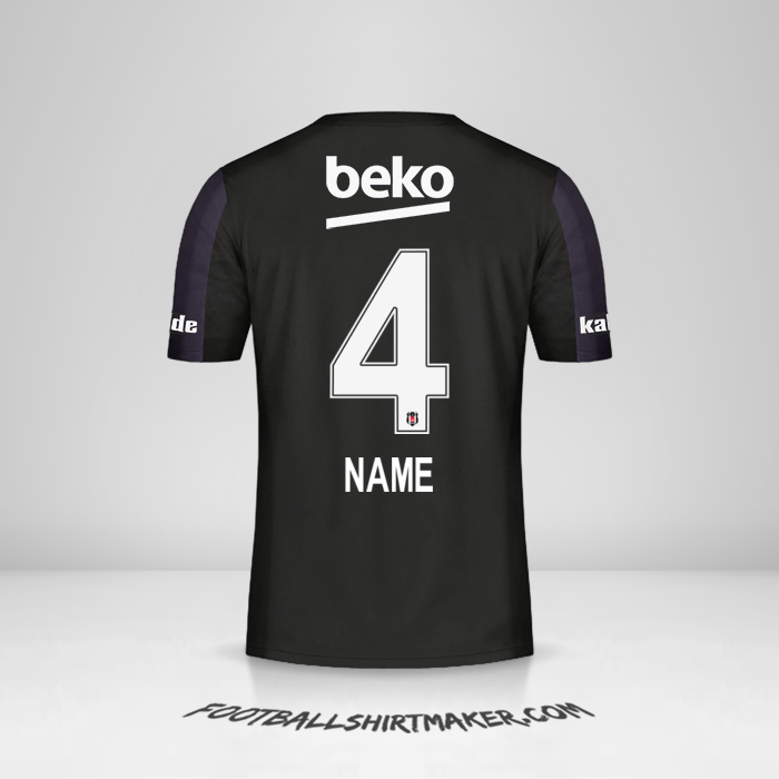 Trikot Besiktas JK 2018/19 Auswärts -  name - 4