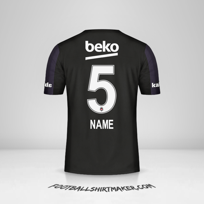 Shirt Besiktas JK 2018/19 Away -  name - 5
