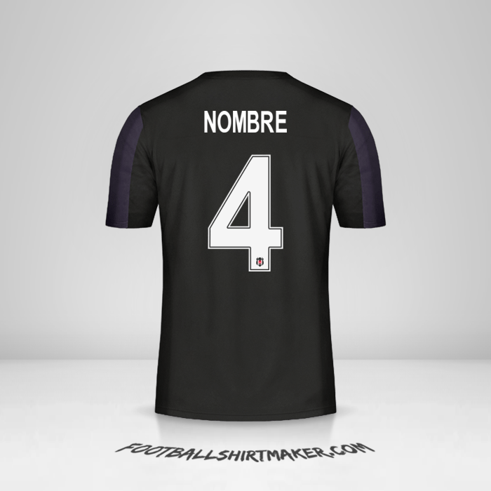 Jersey Besiktas JK Cup 2018/19 Visita -  nombre - 4
