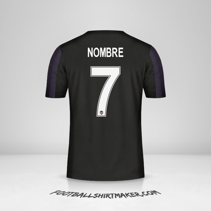 Camiseta Besiktas JK Cup 2018/19 Visita -  nombre - 7
