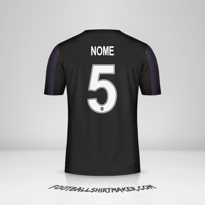 Maglia Besiktas JK Cup 2018/19 Seconda -  nome - 5
