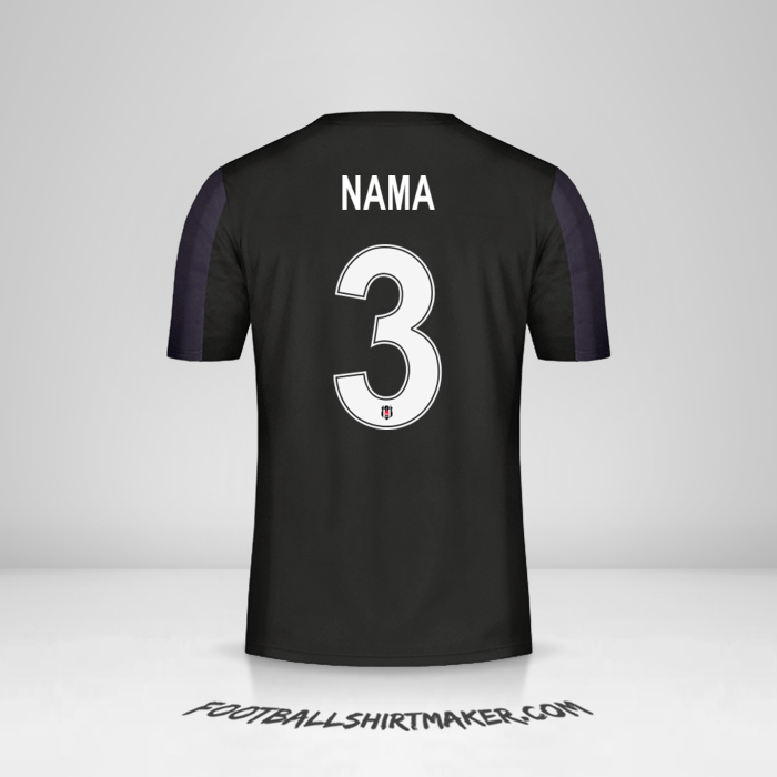 Jersey Besiktas JK Cup 2018/19 Alternatif -  nama - 3