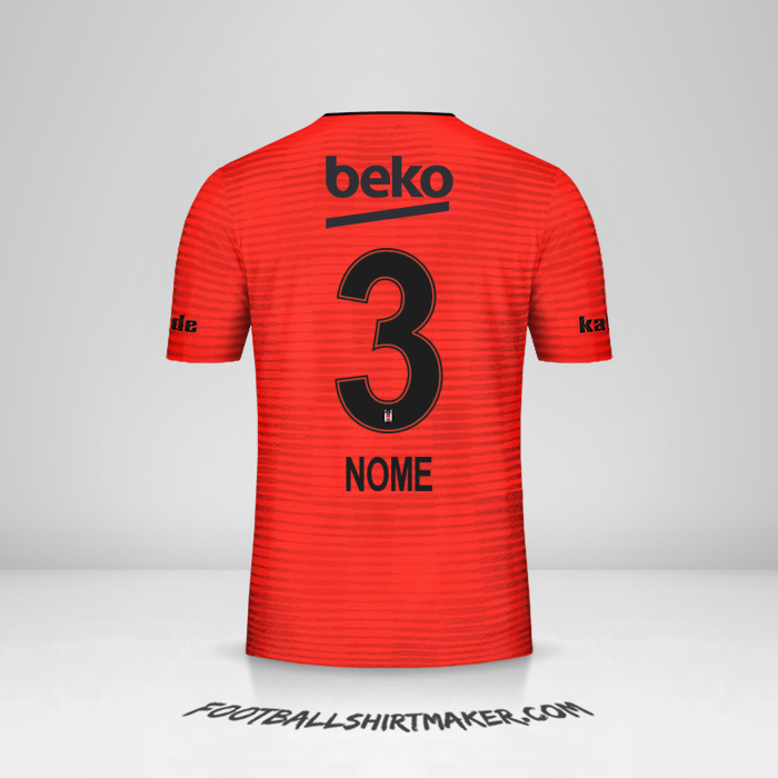 Maglia Besiktas JK 2018/19 Terza -  nome - 3